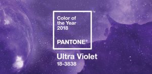 Psicologia del color del 2018 - Ultra Violeta